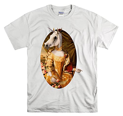 T-shirt Licorne Princesse Royal Animals blanc XXL idéal pour l'été