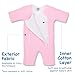 Magic Sleepsuit Baby Merlin's Bamboo/Cotton Baby Swaddle Transition Product - Soft and Cozy Design, Double Zipper for Easy Diaper Changes, Promotes Safe Sleep, 3-6 Months - Pink - Small 12-18lbs