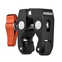 Andoer Super-Klemme 2er Set - Für Kamera Zubehör & Studiolicht