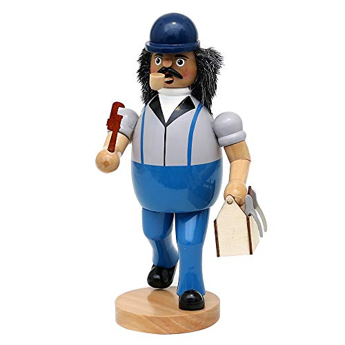 Wichtelstube-Kollektion Holz Räuchermännchen Klempner