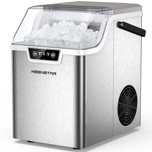 Máquina de hielo nugget KEENSTAR 40 lbs/día para mesada miniatura 1
