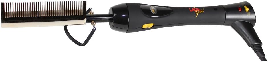 Lava Gold LG-AGPC Gold Plated Press Comb