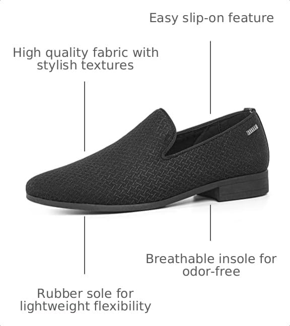 Image of ALLY UNION MAKE FORCE Mens Loafers Dress Slip on Party Wedding Penny Smoking Shoes