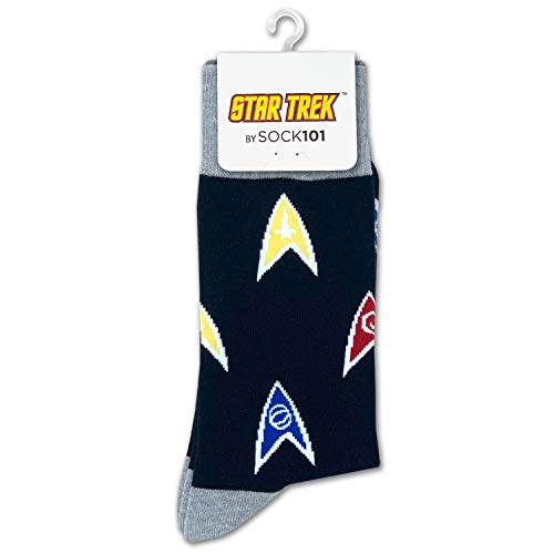 Star Trek: The Original Series Deltas - Calcetines, Negro, Talla única