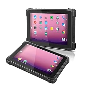 ThinKol 10.1″ Tableta Robusta para Trabajo de Campo móvil con Android 11, SM6350, 4GB RAM, 64GB, IP65, GPS, WiFi, 5G, Bluetooth, escáner 2D, Soporte para Coche, Cargador de Base
