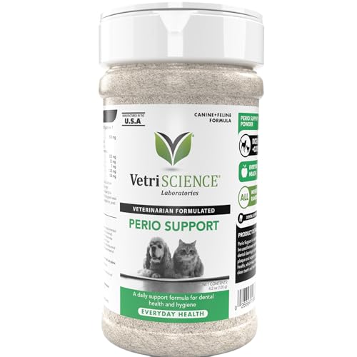 Vetriscience Perio Support Cat  Dog Teeth Cleaning Dental Powder 42oz  Cat  Dog Breath Freshener  Clinically Proven Plaque and Tartar Support  Cucciolini Doodles Vetriscience perio support cat  dog teeth cleaning dental powder 4 2oz  cat  dog breath freshener  clinically proven plaque and tartar support   cucciolini doodles