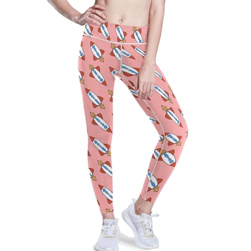 Pantalon de course à pied avec poches qui ne glisse pas grâce à sa taille haute élastique