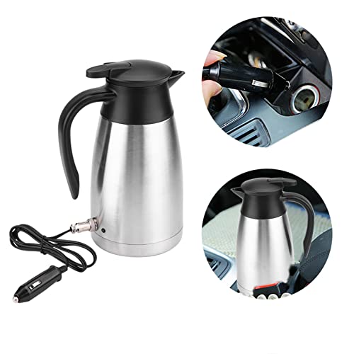 Hervidor eléctrico 12V/24V para auto 1000ml acero inoxidable miniatura 2