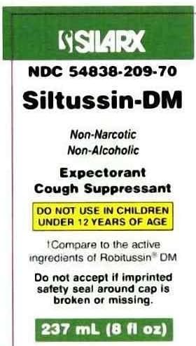 Silarx Pharmaceuticals Siltussin Dm Cough Syrup, 8 Oz