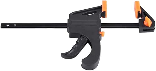 Miniatura 5 de Agarre de abrazadera F de liberación rápida Herramienta de mano para barra de carpintería y abrazaderas angulares Dispositivos de sujeción