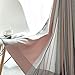 Super Thick Blackout Cortinas Plisado Arriba Vertical Rayas Tratamiento De Ventanas para...
