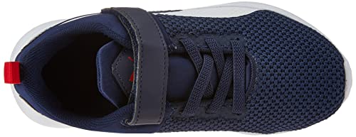 Tênis de Corrida Puma Flyer Runner V PS BDP Criança-Unissex, marinho, branco e vermelho, 31