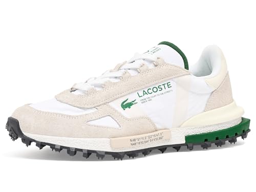 Lacoste Men's Elite Active Sneakers White 9 Medium