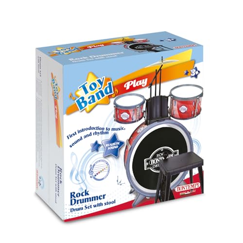 Batteria per piccoli con suoni realistici Bontempi BeatMaster 68 cm 3