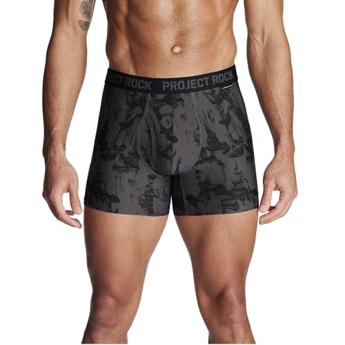 Under Armour Men's Project Rock Performance Tech Mesh Boxerjock Brief, 5" Inseam, 2-Pack2