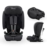 Bebeconfort Ever & Go i-Size, Mitwachsender Kindersitz 9-36 kg, 15 Mon. bis 12 J., 76-150 cm, Klappbarer Kinderautositz, Kompakt + Leicht (6 kg), 15 Kopfstützenpositionen, Full Black