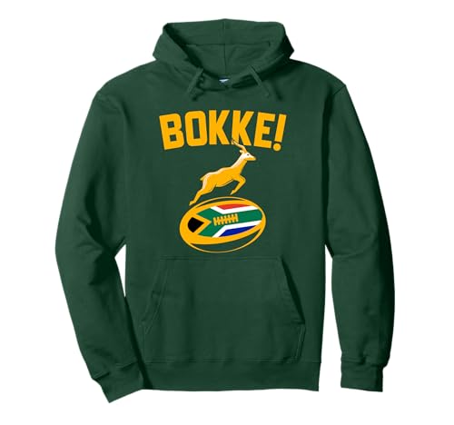 South African Flag Rugby Pullover Hoodie