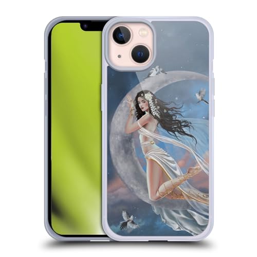 Funda protectora iPhone 13 gel alta definición arte Luna Nene Thomas acabado premium