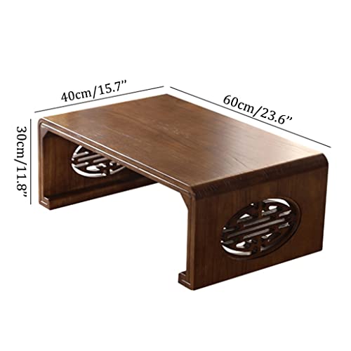 Table basse méditation zen pour coin thé et tatami sur table de chevet