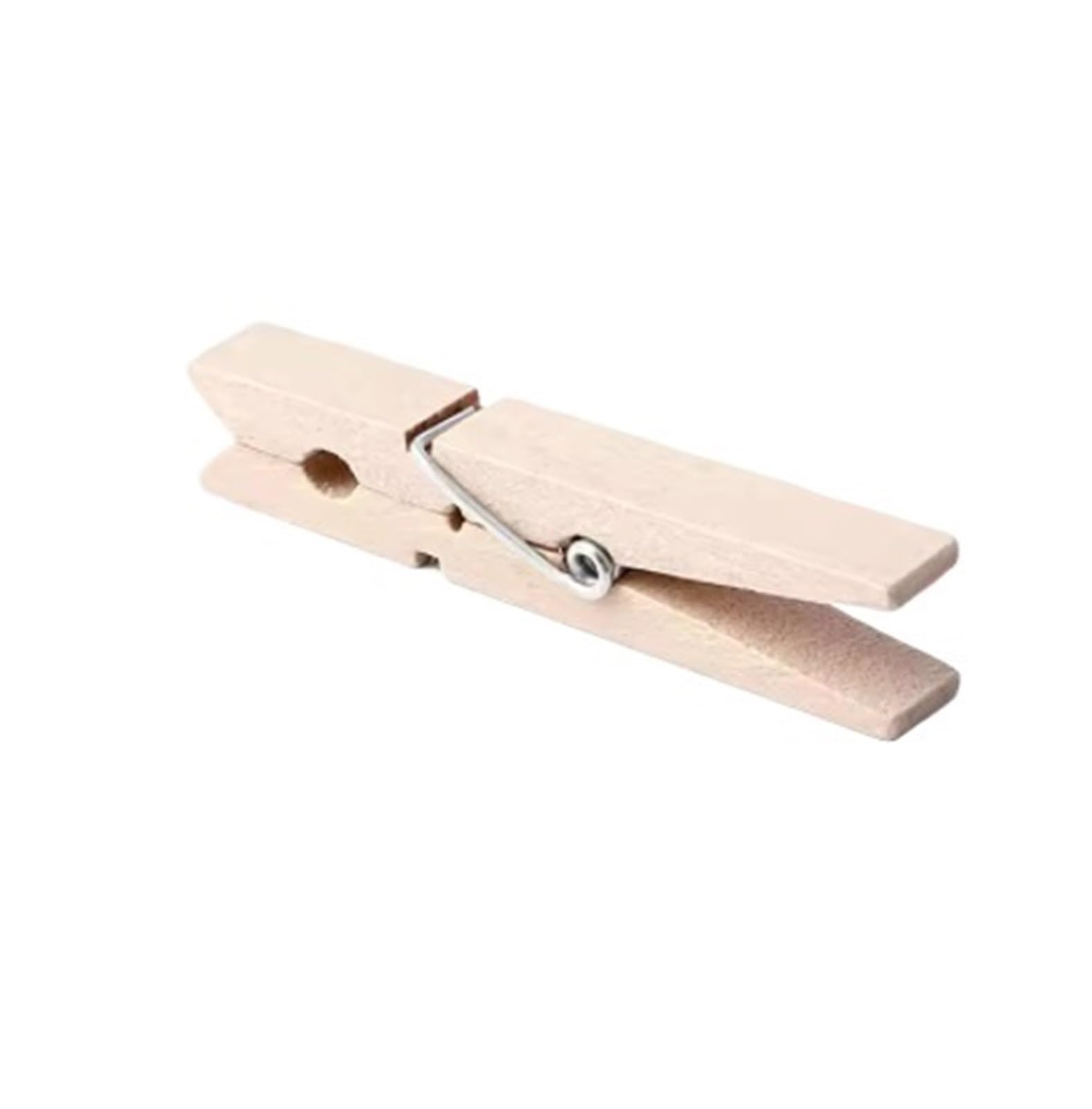 100Pcs Wooden Clothes Photo Paper Peg Clothespin Craft Clips For Colthes(7.2x1.0cm)