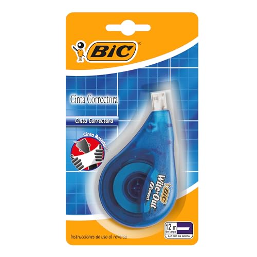 BIC Wite-Out Brand EZ Correct Correction Tape, 39.3 Feet, 1-Count Pack of white Correction Tape,...