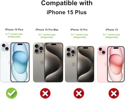 Image of NISHTECH for iPhone 15 Plus (2023) Premium Transparent Hybrid Soft Slim Dust Proof Back Case Cover with Camera Protection