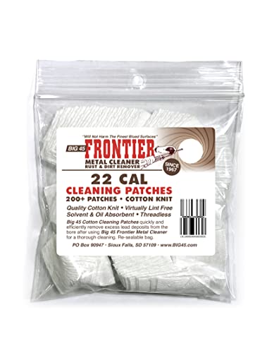 Big 45 Frontier Metal Cleaner Cleaning Patches .22 Caliber
