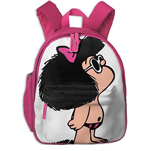 ADGBag Mochila para niños Durable Toda Mafalda Pocket Backpacks Schoolbag For Childrens