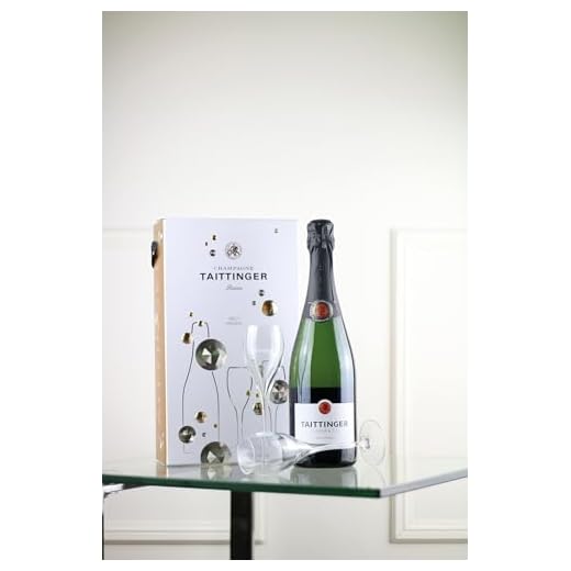 Moët & Chandon Brut Impérial Champagner mit Geschenkverpackung (1 x 0.75 l) 5 Taittinger Champagner 0,75l Brut Réserve mit zwei Gläser im Geschenkkarton - Geschenkset