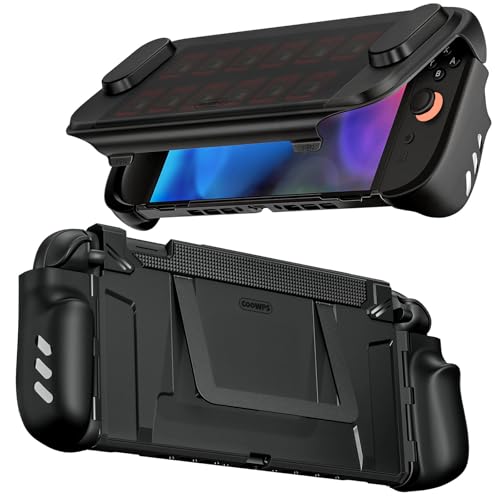 Image of COOWPS P3 for Nintendo Switch 2 Case with Flip Stand, Military-Grade Protection, Comfortable Ergonomic Grip, Dock Friendly Accessories, Full Protection Front Cover with 12 Game Card Slots