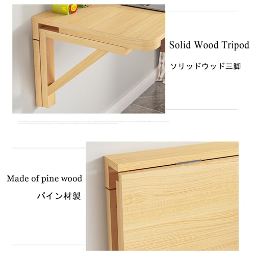 Manque d'espace ? Table pliante murale 80x50 cm pour optimiser votre studio