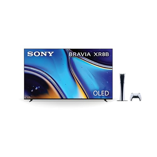 Image of Sony 55 inch OLED 4K Ultra HD Smart TV BRAVIA XR8B (K-55XR8B) 2025 Model + PlayStation5 Digital Edition (Slim) Gaming Bundle