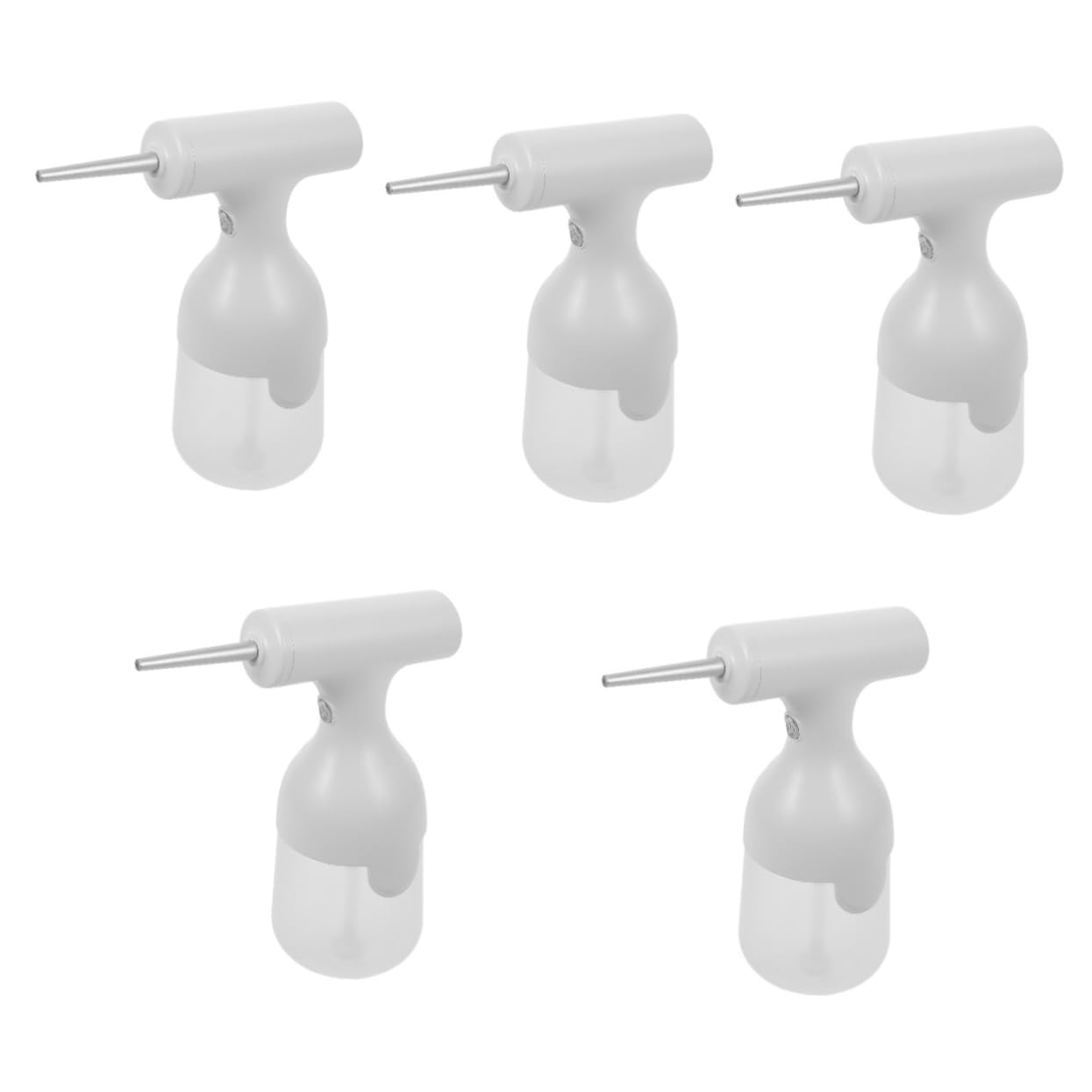 Beavorty 5 Juegos Electrico Gel De Baño De Espuma Limpiador De Cara Limpiador Facial Champú Limpiador Fabricante De Espumas Limpiadoras Botella De Espuma Abs.pp.silicona