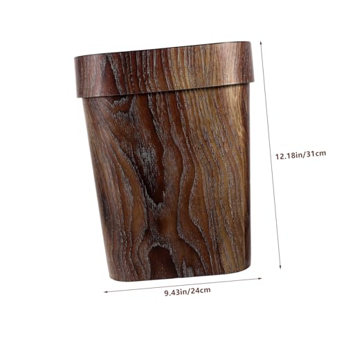Caneca de basura cuadrada de plástico 5.5 galones miniatura 2