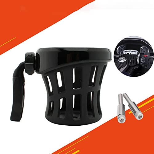 Porte-gobelet portable de guidon noir support bouteille solide