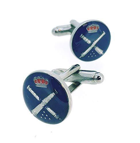 Gemelolandia | Gemelos de Camisa Emblema Artillería Española Azul Gemelos Originales Para...