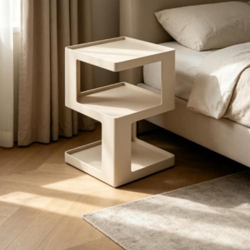 Table d'appoint carrée meuble pour salon modulable et multifonction - 8