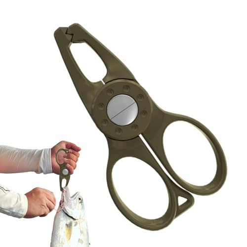 Tewzafiya Pinzas de pesca con mosca, alicates de pesca pequeños, alicates para anillos de separación pequeños, pinzas dentadas, alicates para anillos de separación ligeros, portátiles para exteriores