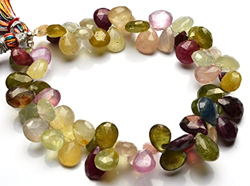 Saphir multicolore véritable résolvant le manque d'éclat de vos bijoux faits main - 2