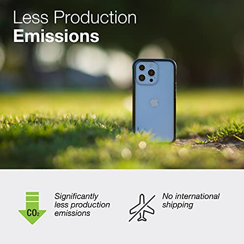 Coque premium Raptic Terrain iPhone 13 biodégradable bleu d'azur - 4