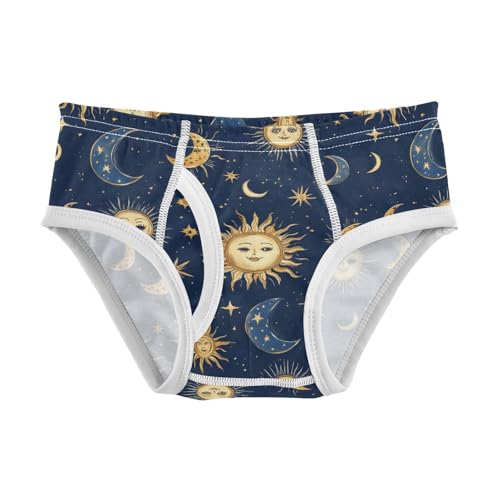 Suns and Moons Faces Toddler Boy's Underwear 2T 202c0023