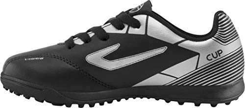 Chuteira Cup LI Society, Topper, Masculino, Preto/Prata, 40