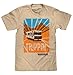 Tee Luv Winnebago RV Shirt - Winnebago Trippin' 70s Graphic Tee Shirt (X-Large) Cream