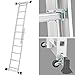 TecTake Escalera 3 en 1 de Aluminio Multipropósito Combinación y Andamio Plataforma...