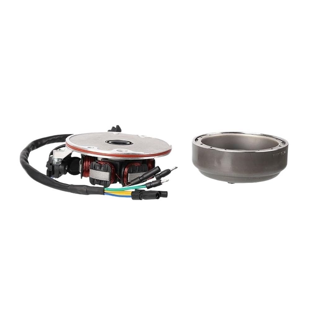 Bobina Estator Generador Motocicleta Bobina De Encendido para Motocicleta, Estátor Magnético, Motor 140CC, Kit Rotor 6 Polos, Accesorios Volante Inercia Repuesto