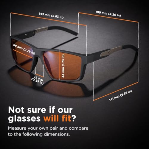Image of Horus X • Gaming Glasses • Blue Light Blocking Computer Screen Glasses | Anti Fatigue & Eyestrain | ONE Amber