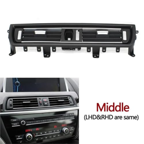 Panneau sortie climatisation centrale haut de gamme pour BMW Série 6 F06 F12 F13 - 2