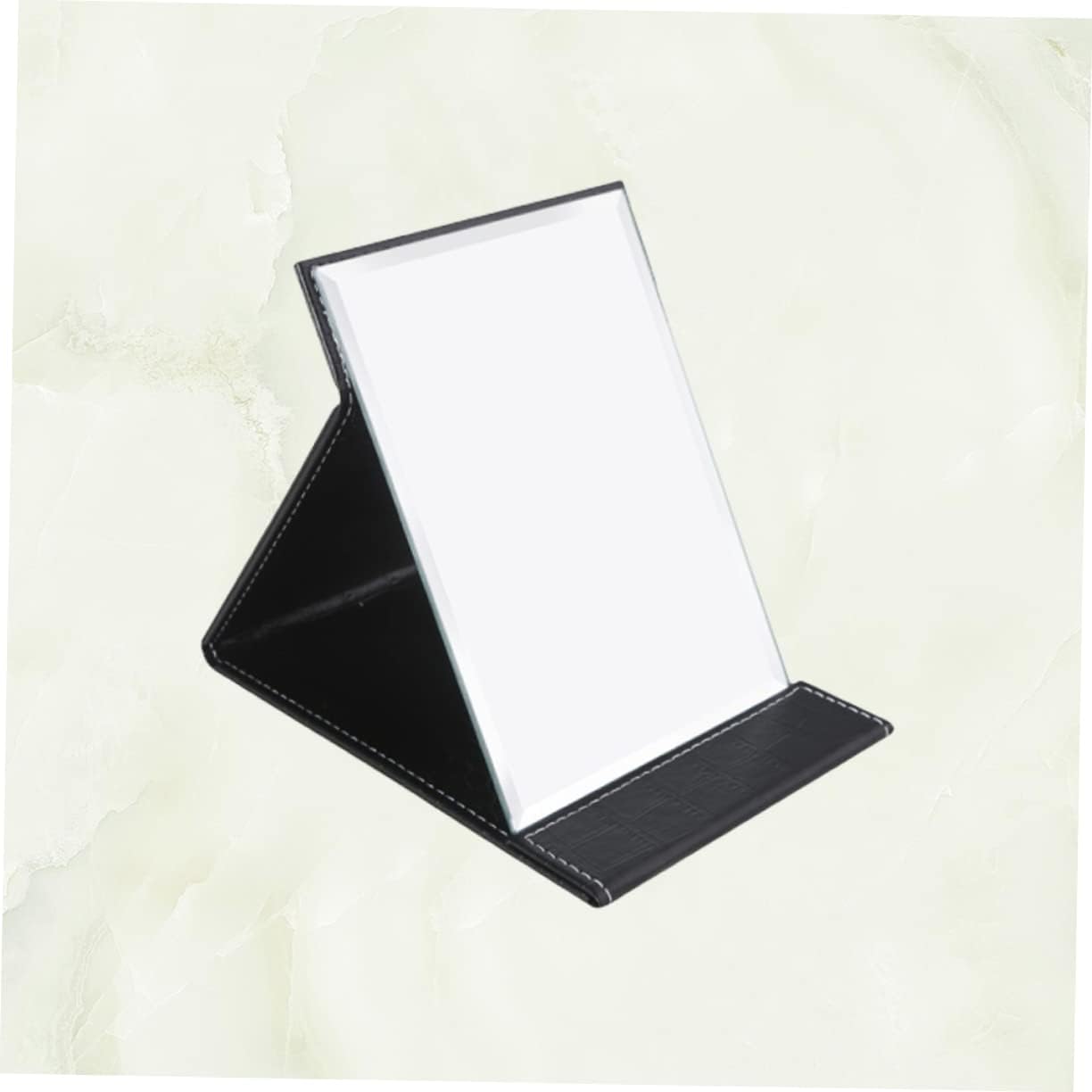 Foldable Makeup Mirror Minimalist Fashion Black Portable Cosmetic Accessory for Daily and Travel Use Durable Design for Enhanced Clarity and Beauty image 3