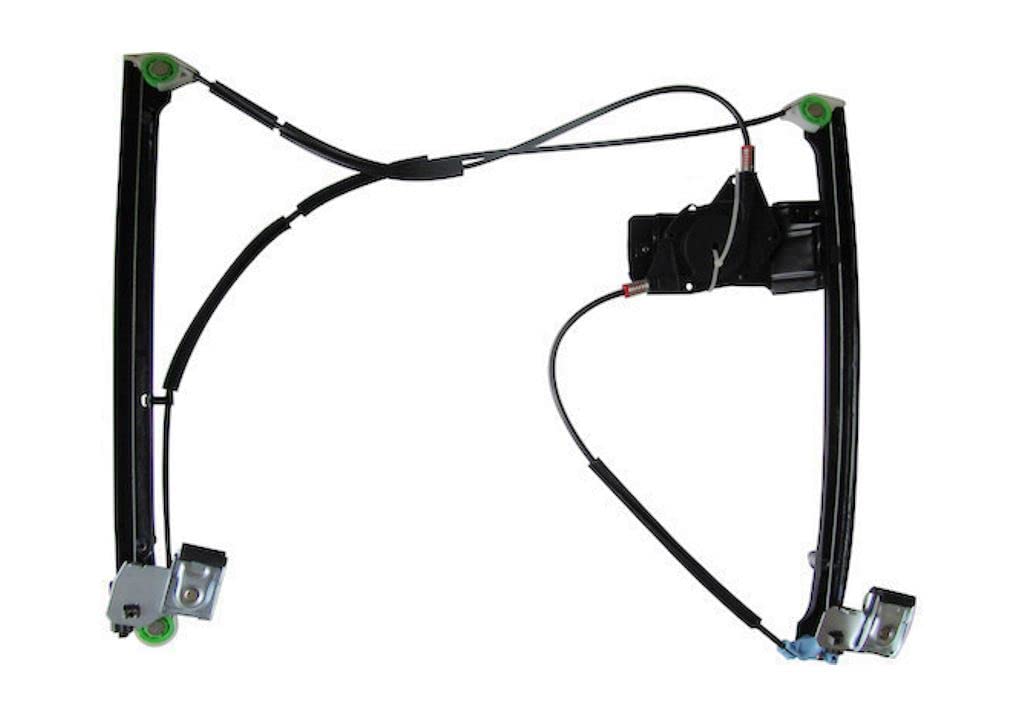 Meccanismo Alzacristalli realizzato per VOLKSWAGEN POLO dal 1994 al 2001 3 Porte DX ant M. 2 PIN v.Comfort 6N3837462