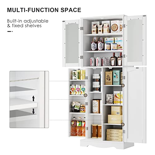 HORSTORS 64" Pantry Kitchen Pantry Storage Food